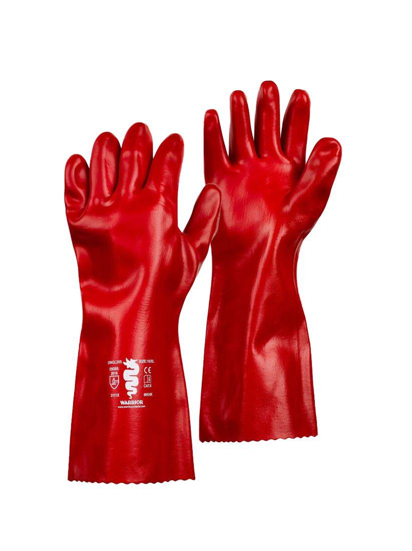 PVC GAUNTLET GLOVES