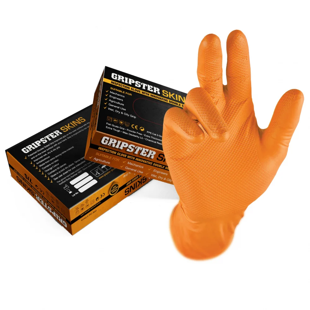 DOUBLE-SIDED NITRILE GLOVES